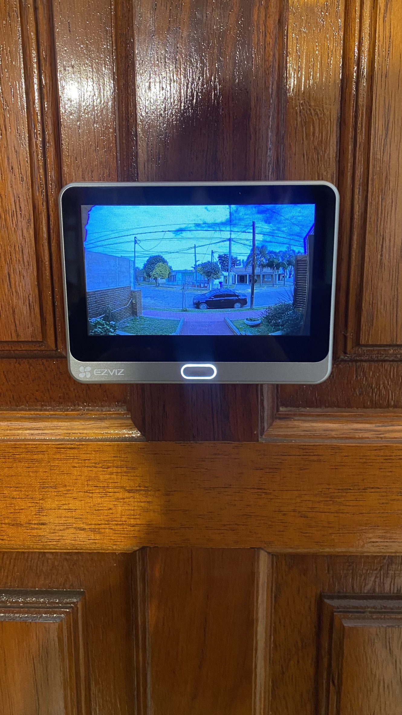 Videoportero instalado en una vivienda